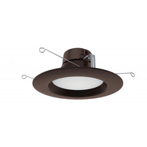 Replacement for Satco S39848 10.5 watt LED Downlight Retrofit 5"-6" 3000K 120 volts Dimmable Bronze Finish - NOW S11837