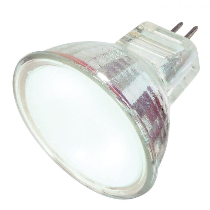Satco S4125 35 Watt Halogen MR11 Frosted 2000 Average rated hours Sub Miniature 2 Pin base 12 Volt