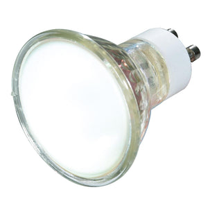 Satco S4128 35 Watt Halogen MR16 Frosted 2000 Average rated hours 275 Lumens GU10 base 120 Volt