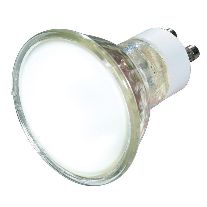 Satco S4128 35 Watt Halogen MR16 Frosted 2000 Average rated hours 275 Lumens GU10 base 120 Volt