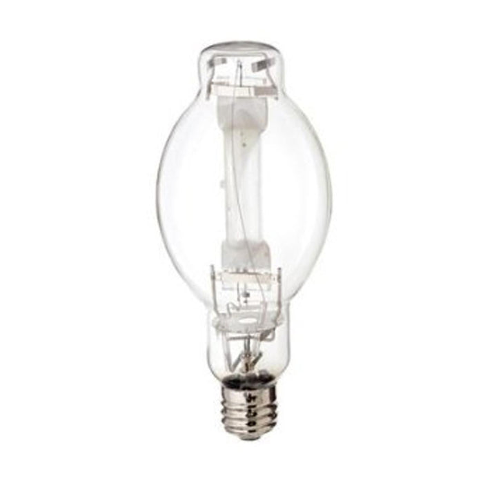 Satco S4390 MS750/PS/BU-HOR/BT37 750 Watt Metal Halide HID Mogul extended base BT37 Clear 65 CRI 4000K