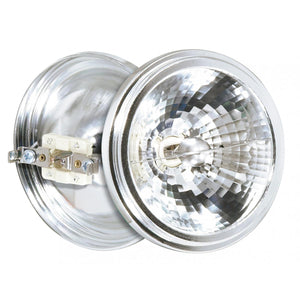 Satco S4695 100AR111/25/FL 100 Watt Halogen AR111 3000 Average rated hours G53 base 12 Volt