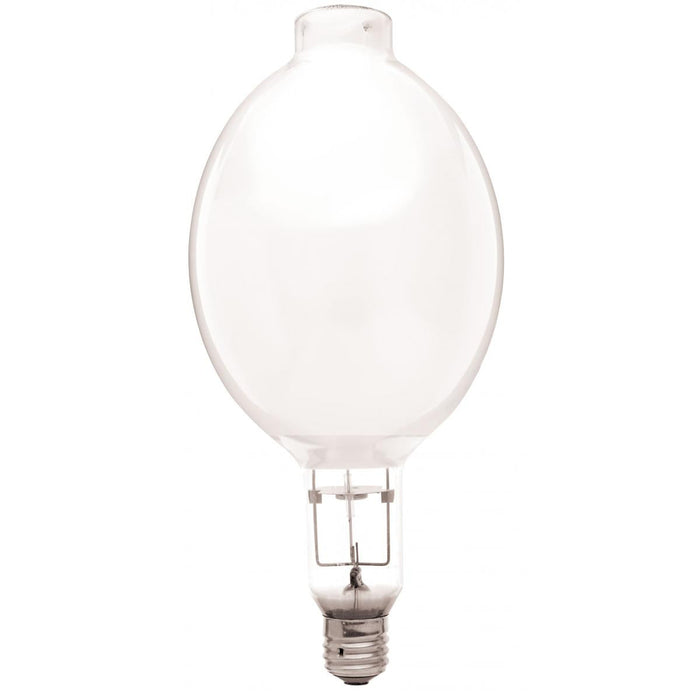 Satco S4836 MH1000/C/U/BT56/4K/E39 1000 Watt Metal Halide HID Mogul base BT56 Coated 70 CRI 3700K