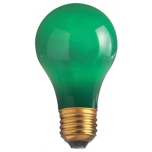 Satco S4982 40A/G 40W Medium Base A19 Green