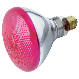 Satco S5007 100W 230V BR38 Pink E26 Base