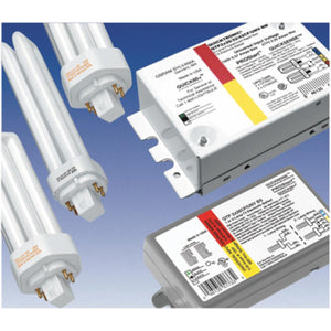 Satco S5226 QTP1/2X18CF/UNV/BS # of lamps: 1-2 CF18 Compact Fluorescent Programmed Start, < 10% THD, Universal Voltage Ballast
