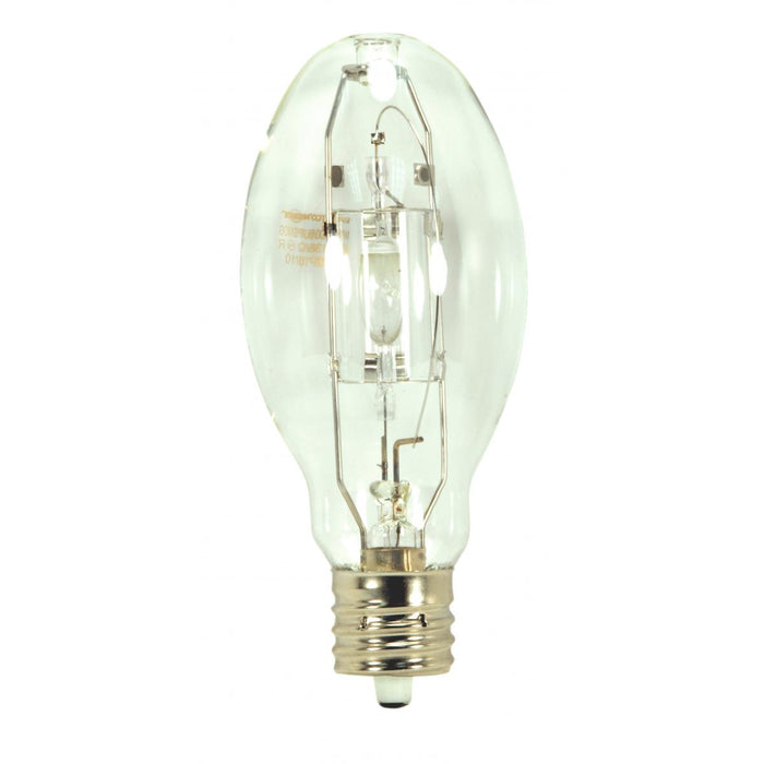 Satco S5884 MP400/ED37/PS/BU/4K 400 Watt Metal Halide HID Mogul extended base ED37 Clear 65 CRI 4200K