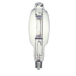 Satco S5909 MS1000/7500 1000 Watt Metal Halide HID Mogul base T120 Clear 65 CRI 7500K