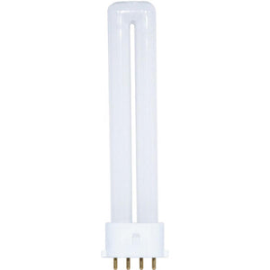 Satco S6416 CF9DS/E/841 9 Watt pin-based Compact Fluorescent 4100K 82 CRI 2G7 base