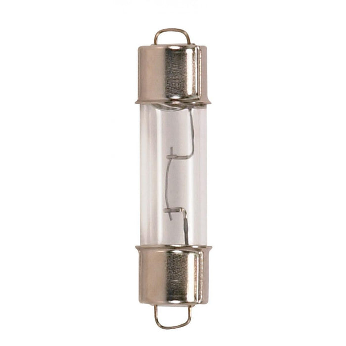 Satco S6906 211-2 12.42 Watt miniature Festoon 1000 Average rated hours DE Cap base 12.8 Volt