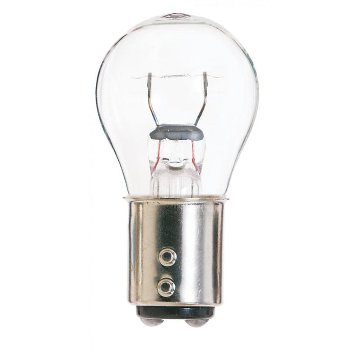 Satco S6959 2057 26.88/6.72 Watt miniature S8 1200/5000 Average rated hours DC Indexed Bayonet base Amber 12.8/14 Volt