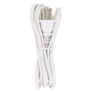 Satco S70-100 8 Foot Cord With Plug White Finish