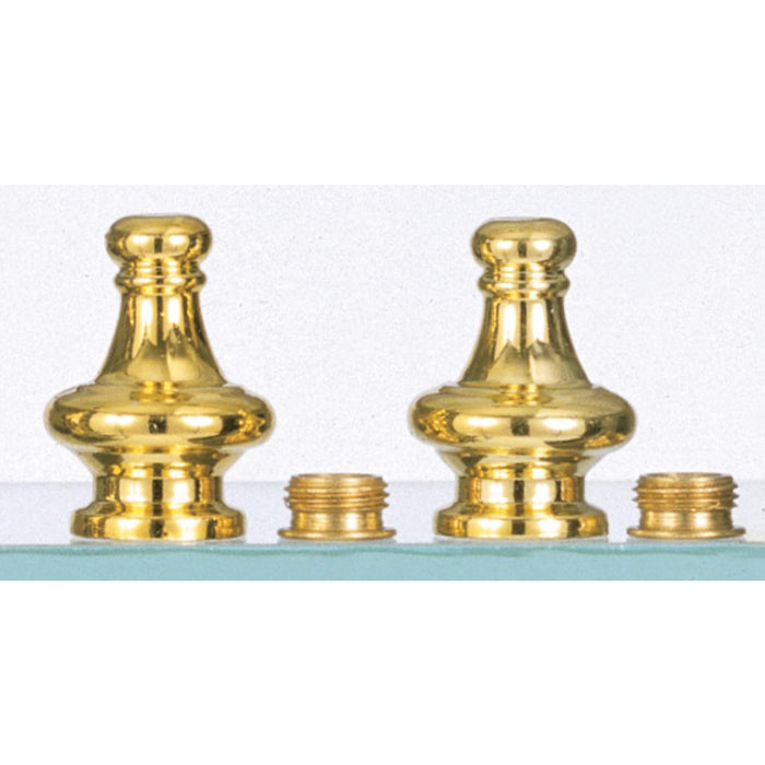 Satco S70-131 Pyramid Knob 2" Brass Finish