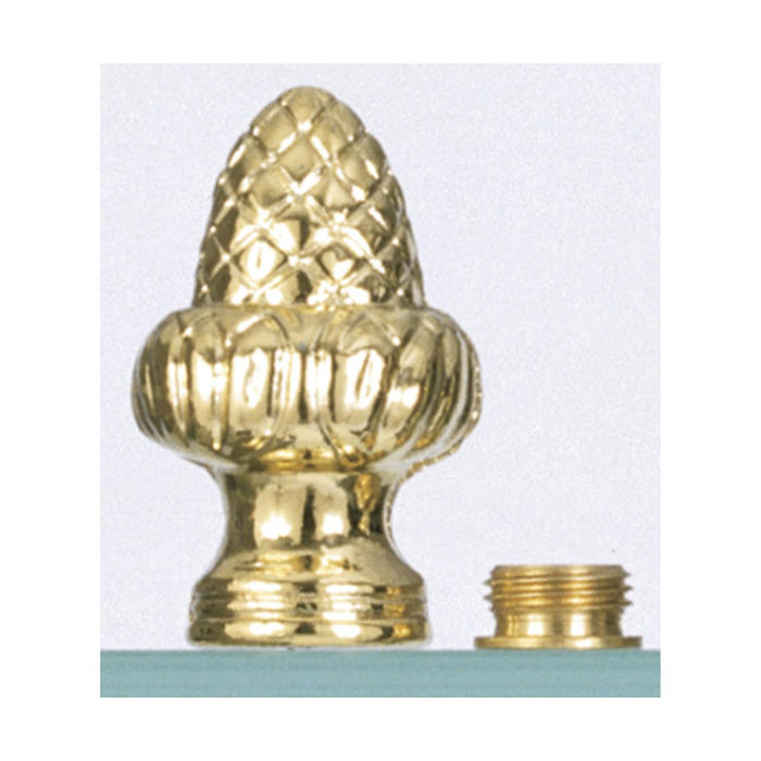 Satco S70-133 Brass Finial Acorn Knob