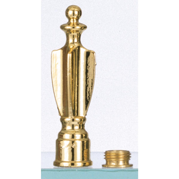 Satco S70-135 Finial Brass Finish