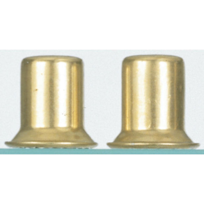 Satco S70-136 2 Finials Brass Finish 1"