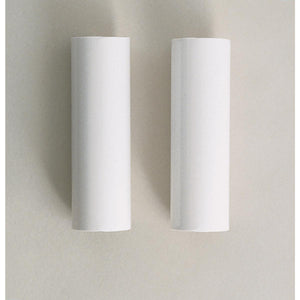 Satco S70-371 2 Plastic Candle Covers White Plastic 4" Height