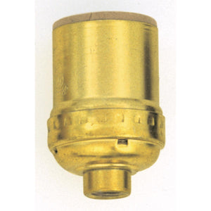 Satco S70-420 Keyless Standard Socket Brite Gilt Finish