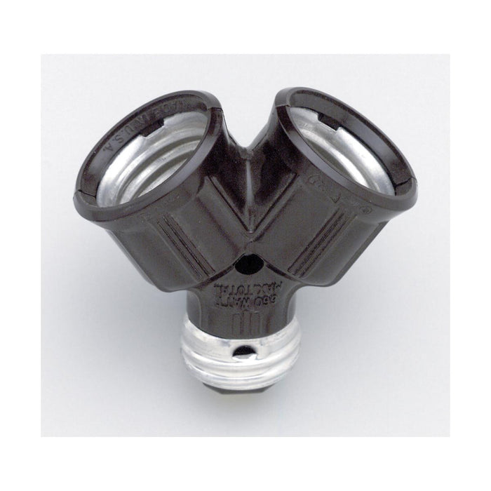 Satco S70-541 Bakelite Single To Twin Lamp Holder