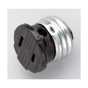 Satco S70-542 Bakelite Female Screw Plug Brown Finish