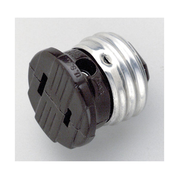 Satco S70-542 Bakelite Female Screw Plug Brown Finish