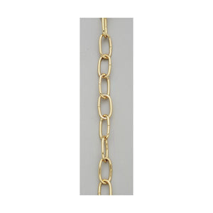 Satco S70-569 8 Gauge Chain Polished Brass Finish 1 Yard Length
