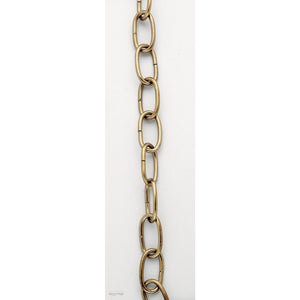 Satco S70-570 8 Gauge Chain Antique Brass Finish 1 Yard Length