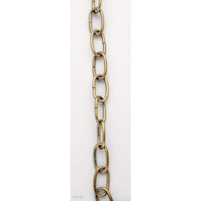 Satco S70-570 8 Gauge Chain Antique Brass Finish 1 Yard Length