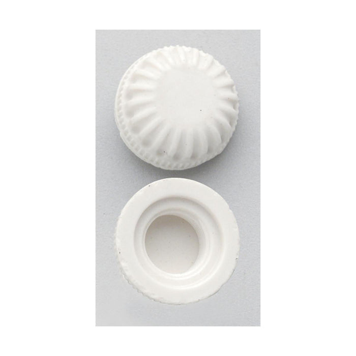 Satco S70-582 2 Plastic Lock-Up Caps White Finish