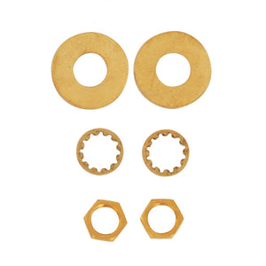 Satco S70-628 6 Assorted Steel Washers 1/8 IPS