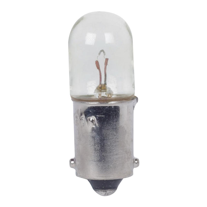 Satco S7072 1810 2.52 Watt miniature T3 1/4 3000 Average rated hours Miniature Bayonet base 6.3 Volt
