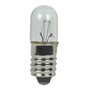 Satco S7076 1821 5 Watt miniature T3 1/4 500 Average rated hours Miniature Screw base 28 Volt