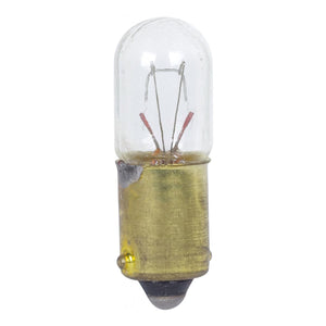 Satco S7081 1873 5.6 Watt miniature T3 1/4 7000 Average rated hours Miniature Bayonet base 28 Volt