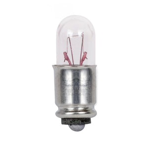 Satco S7116 334 1.12 Watt miniature T1 3/4 4000 Average rated hours Midget Grooved base 28 Volt