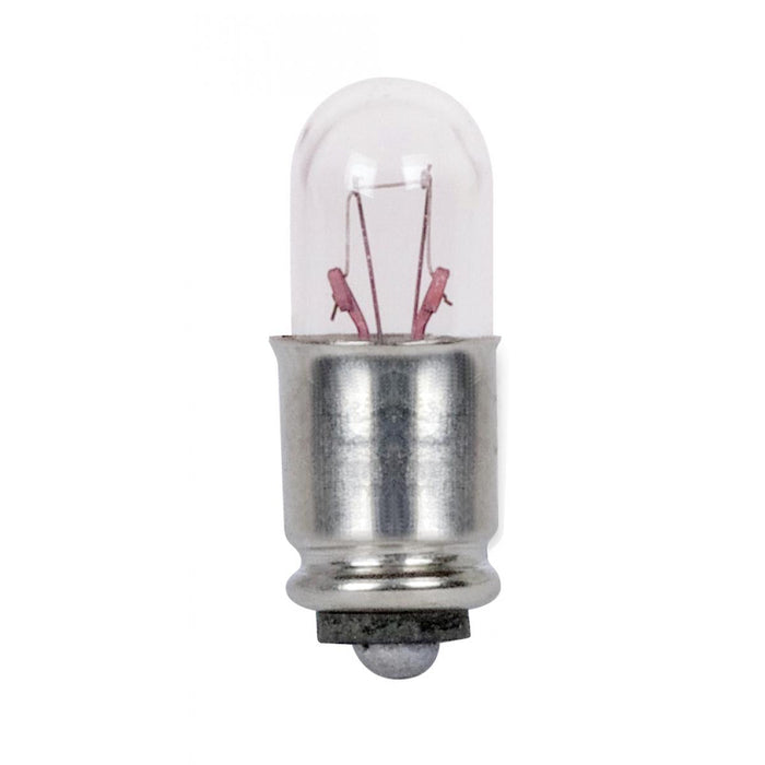 Satco S7116 334 1.12 Watt miniature T1 3/4 4000 Average rated hours Midget Grooved base 28 Volt