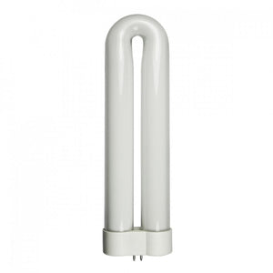 Satco S7298 FUL-40 40 Watt T8 Four-Pin GX10q-4 Base Black Light 8000 Hours Single U-Shaped Twin Tube Compact Fluorescent Plug-In Lamp