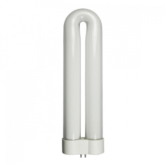 Satco S7298 FUL-40 40 Watt T8 Four-Pin GX10q-4 Base Black Light 8000 Hours Single U-Shaped Twin Tube Compact Fluorescent Plug-In Lamp