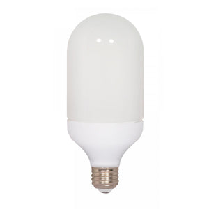 Satco S7367 20EFT/E26/2800K/277V 20 Watt Bullet Capsule Fluorescent 2800K 82 CRI Medium base 277 Volt