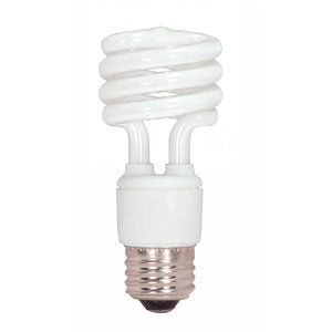 Satco S7411 13T2/E27/2700K/230V 13 Watt Mini Spiral Compact Fluorescent 2700K 82 CRI 230 Volt