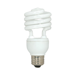 Satco S7417 18T2/E27/5000K/230V 18 Watt Mini Spiral Compact Fluorescent 5000K 82 CRI 230 Volt