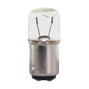 Satco S7767 CM8/A233 5 Watt miniature T5 Clear Double Contact Bayonet base 24 Volt