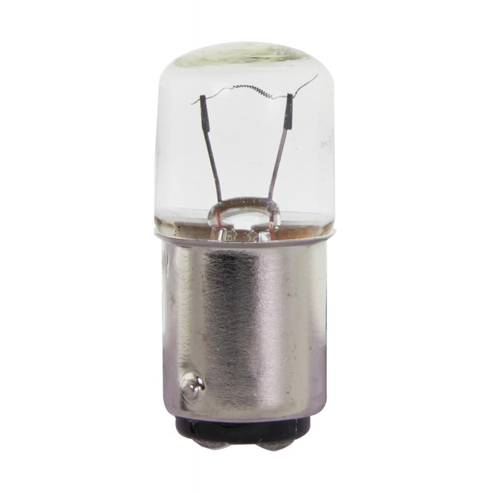 Satco S7767 CM8/A233 5 Watt miniature T5 Clear Double Contact Bayonet base 24 Volt