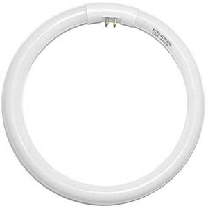 Satco S8168 FC22T5/841 4PINS ON INSIDE 22 Watt T5 Circline Fluorescent 4100K Warm White 82 CRI 4-Pin base G10Q