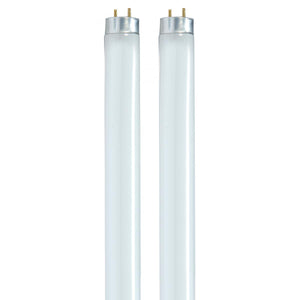 Satco S8478 32 Watt T8 Fluorescent 3500K Neutral White 85 CRI Medium Bi Pin base 2-Pack