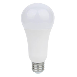 Satco S8543 5/15/21A21/3-WAY/LED/30K 5 Watt/15 Watt/21 Watt A21 LED 3-way Frosted 3000K Medium base 120 Volt