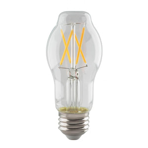Satco S8559 5.5BT15/LED/E26/27K/120V 5.5 Watt BT15 LED Clear Medium base 2700K 500 Lumens 120 Volt