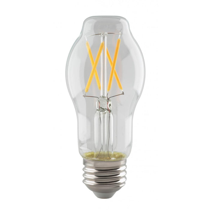 Satco S8559 5.5BT15/LED/E26/27K/120V 5.5 Watt BT15 LED Clear Medium base 2700K 500 Lumens 120 Volt