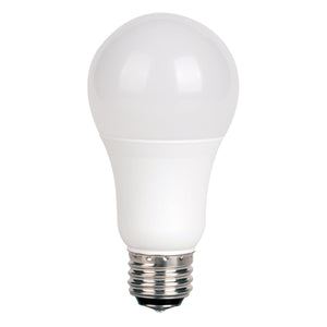 Satco S8571 3/9/12A19/3WAY LED/3000K/90CRI 3 Watt/9 Watt/12 Watt A19 LED 3-way Frosted 3000K Medium base 120 Volt
