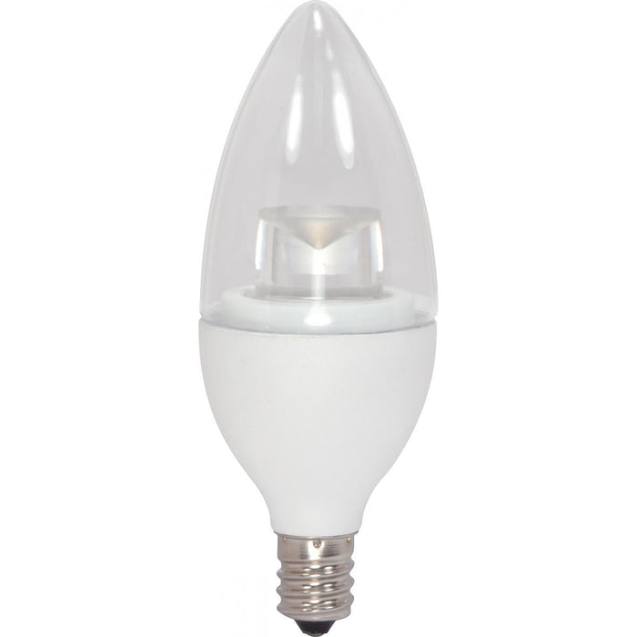 Satco S8950 2.8CTC/LED/3000K/165L/120V 2.8 Watt B11 LED 3000K Candelabra base 120 Volt