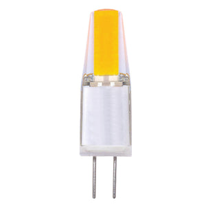 Satco S9542 LED 1.6W JC/G4 12V 3000K 200L 1.6W T3 JC LED 3000K G4 base 12 Volt AC/DC